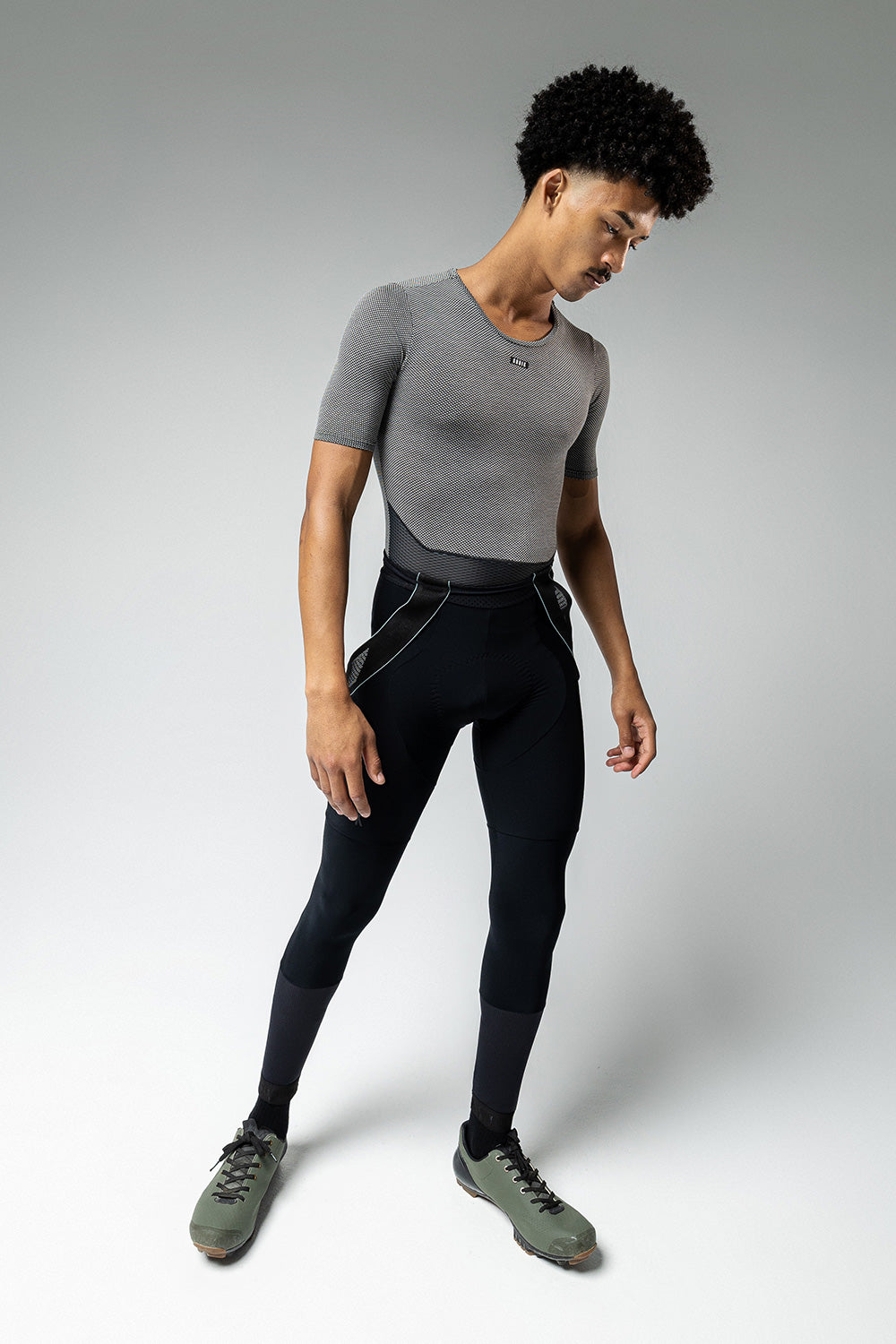 GOBIK CELL SKIN SHORT SLEEVE BASELAYER - GREYBLACK