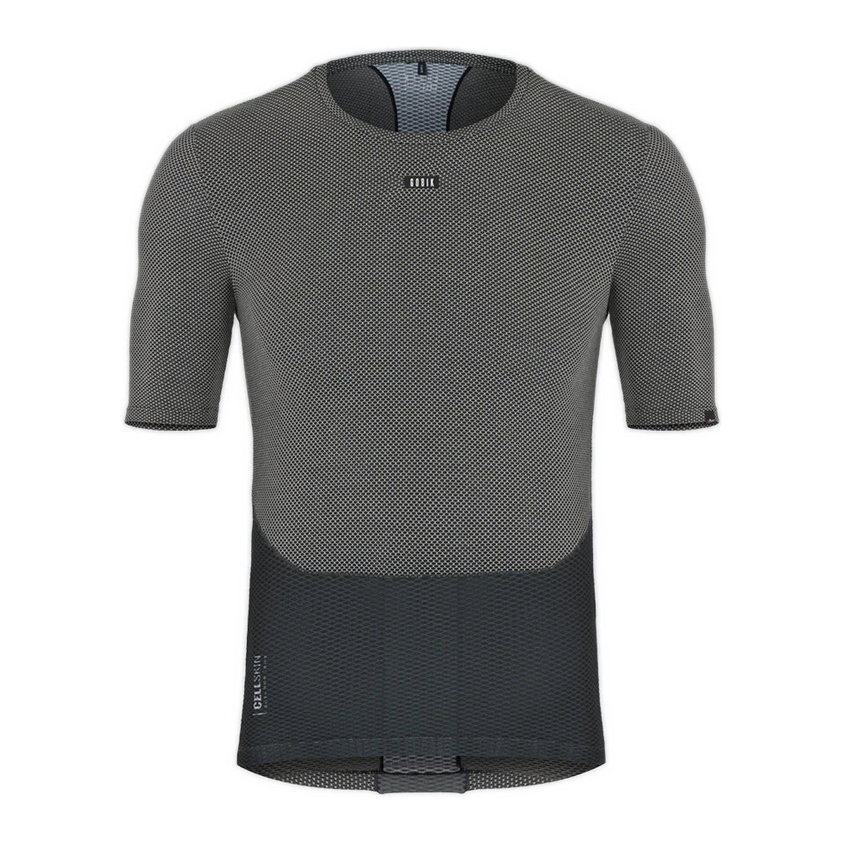 GOBIK CELL SKIN SHORT SLEEVE BASELAYER - GREYBLACK
