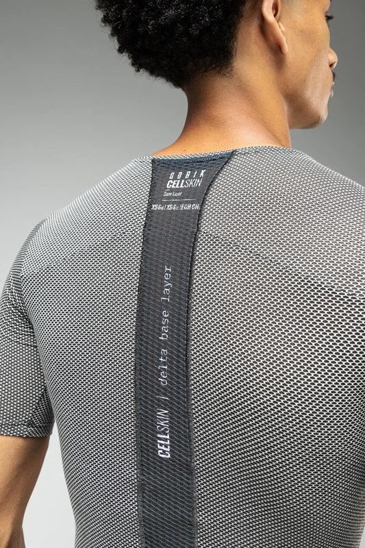 GOBIK CELL SKIN SHORT SLEEVE BASELAYER - GREYBLACK