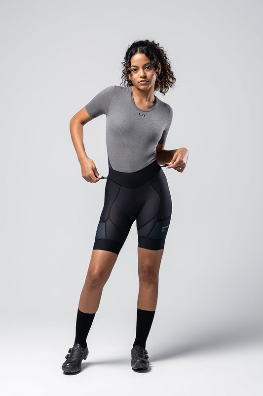 GOBIK COMMANDER STRAPLESS K6 WOMEN SHORTS - BLACK