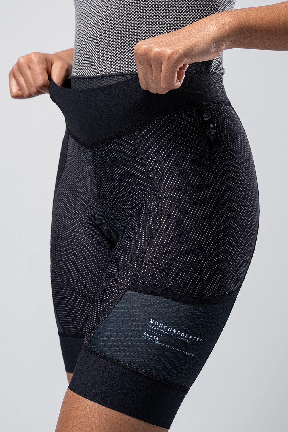 GOBIK COMMANDER STRAPLESS K6 WOMEN SHORTS - BLACK