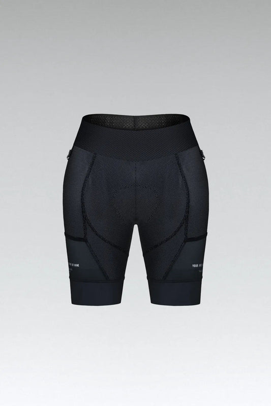 GOBIK COMMANDER STRAPLESS K6 WOMEN SHORTS - BLACK