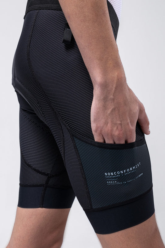 GOBIK COMMANDER STRAPLESS K7 SHORTS - BLACK