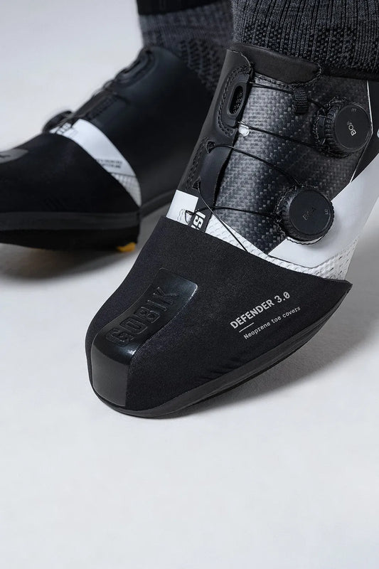 GOBIK Defender 3.0 Neoprene Toe Covers - Pitch Black