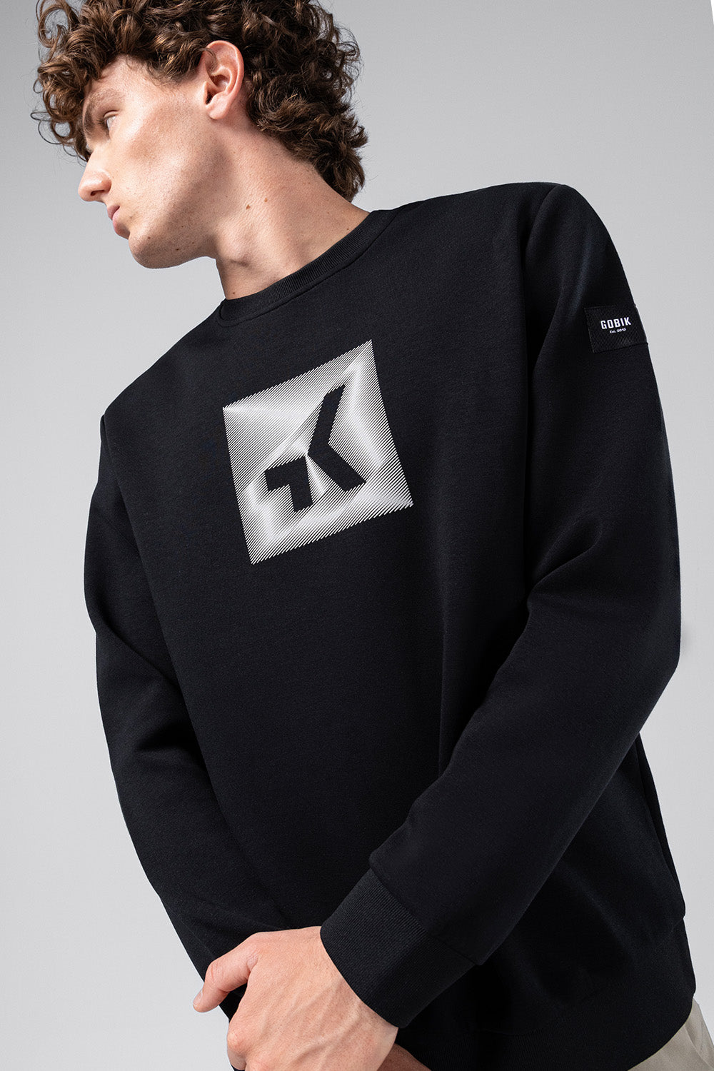 GOBIK HOVER UNISEX SWEATSHIRT - BLACK