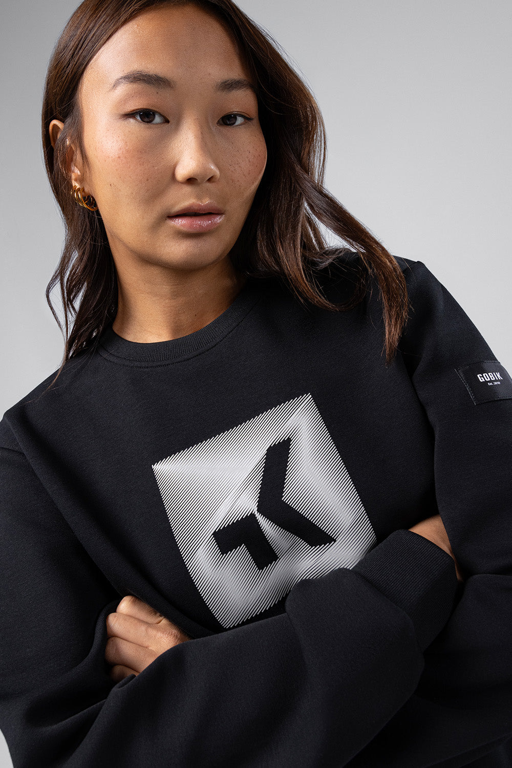 GOBIK HOVER UNISEX SWEATSHIRT - BLACK