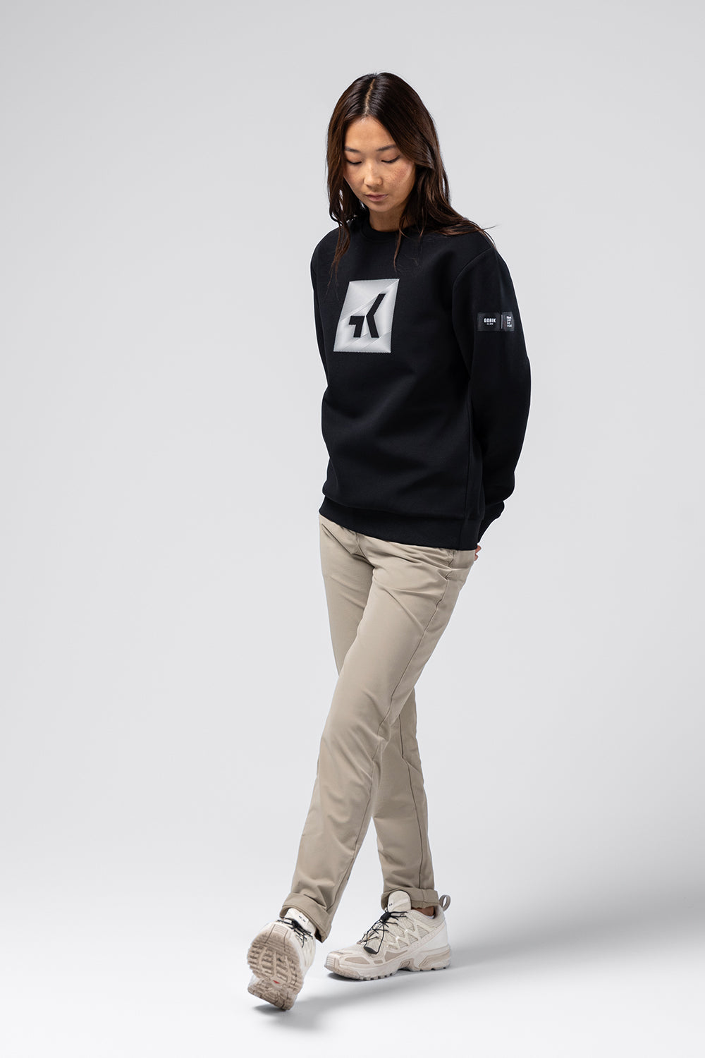 GOBIK HOVER UNISEX SWEATSHIRT - BLACK