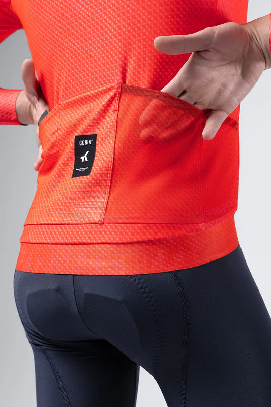 GOBIK Hyder Long Sleeve Jersey - Vermilion