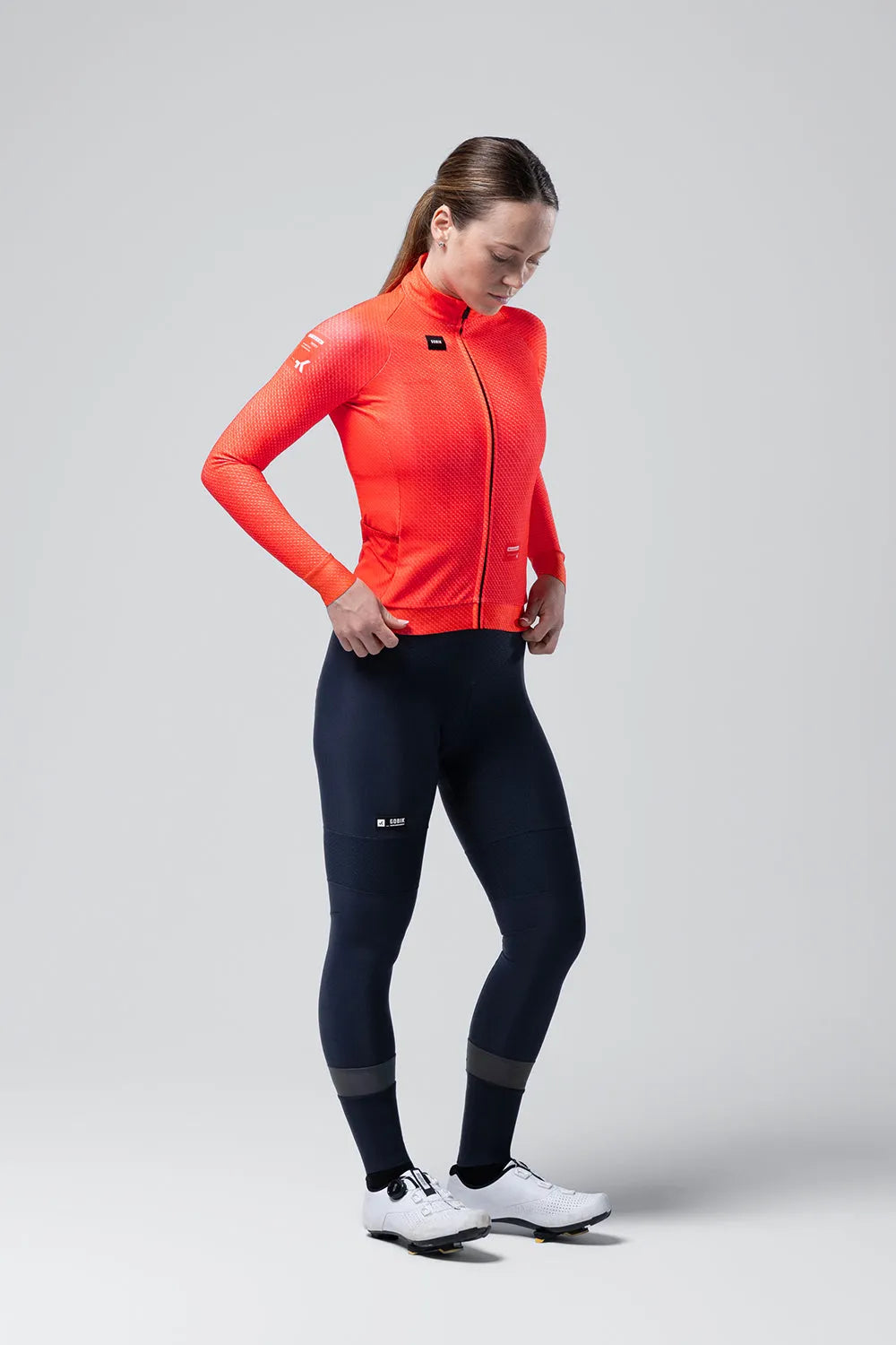 GOBIK Hyder Women Long Sleeve Jersey - Vermilion