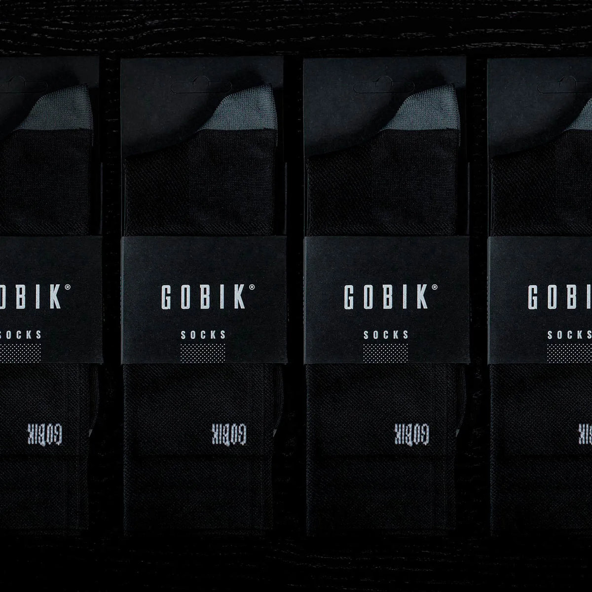 GOBIK IRO 2.0 UNISEX SOCKS - BLACK LOGO