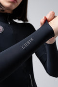 GOBIK KABA 2.0 UNISEX ARM WARMERS - PITCH BLACK