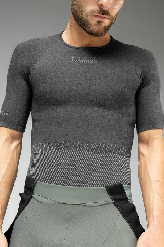 GOBIK LIMBER SKIN SHORT SLEEVE BASELAYER - BASALT