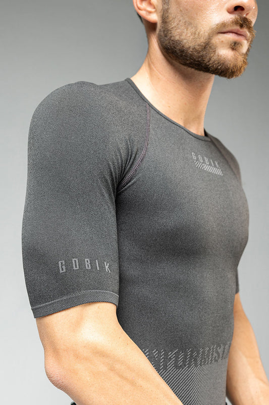 GOBIK LIMBER SKIN SHORT SLEEVE BASELAYER - BASALT