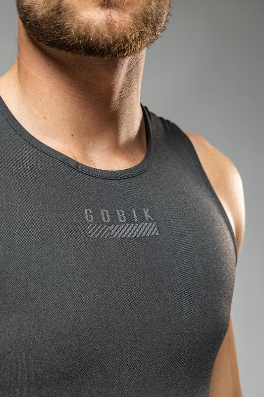 GOBIK LIMBER SKIN SLEEVELESS BASELAYER - BASALT
