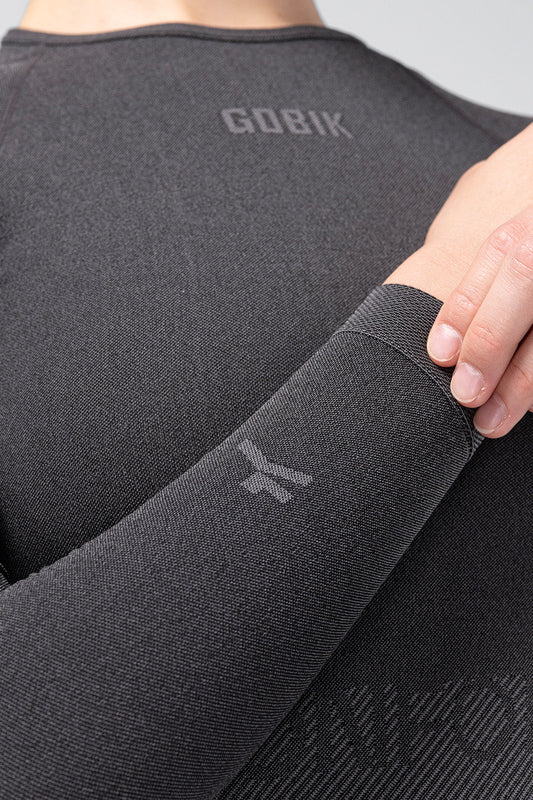 GOBIK LIMBER SKIN WOMEN LONG SLEEVE BASELAYER - BASALT