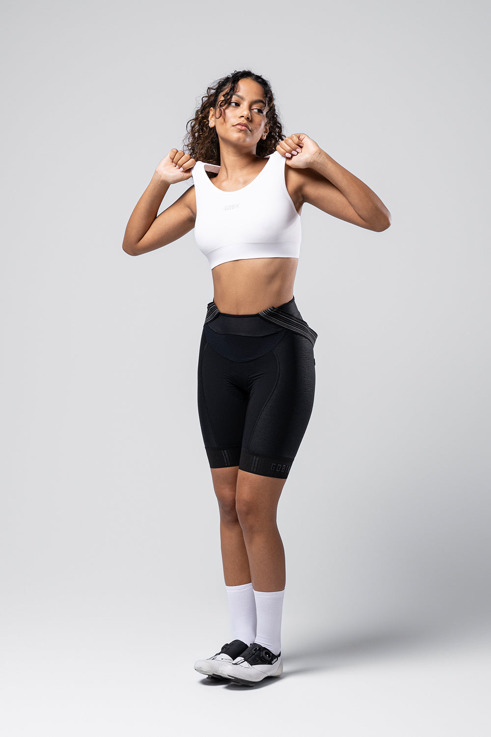 GOBIK LITHE WOMEN SEAMLESS BASELAYER TOP - CHALK