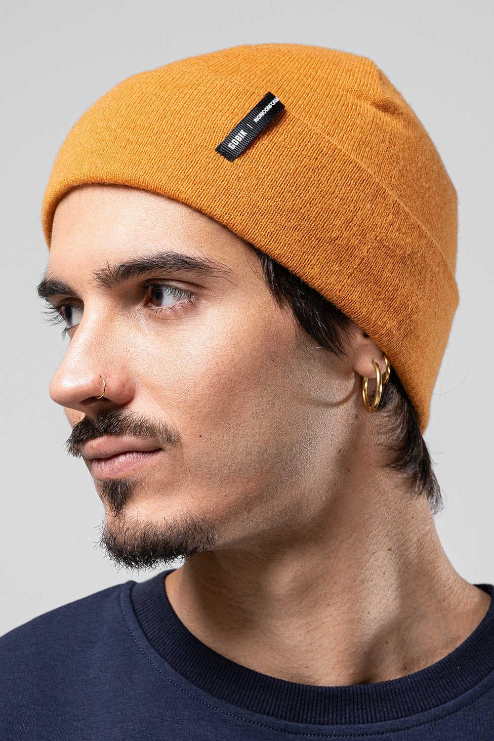 GOBIK MERINO CREST UNISEX BEANIE - RUST