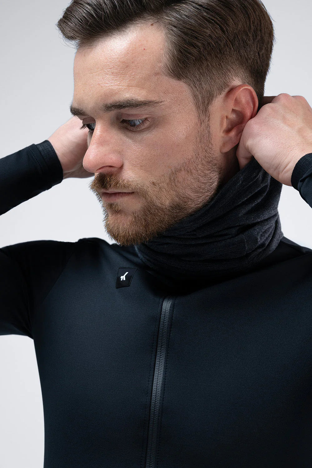 GOBIK Merino Neck Warmer - Moonbah Solid Graphite