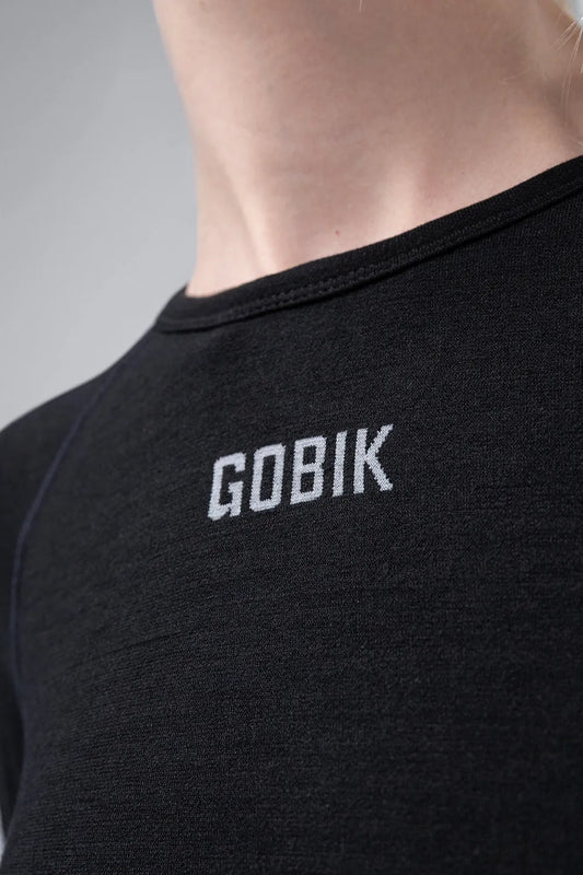 GOBIK Merino Women Long Sleeve Base Layer - Coal