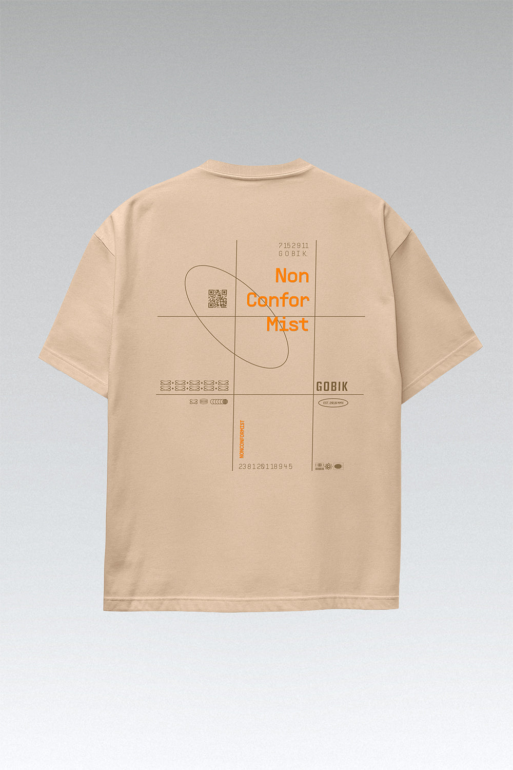 GOBIK OVER RIDE UNISEX T-SHIRT - CARTOUCHE