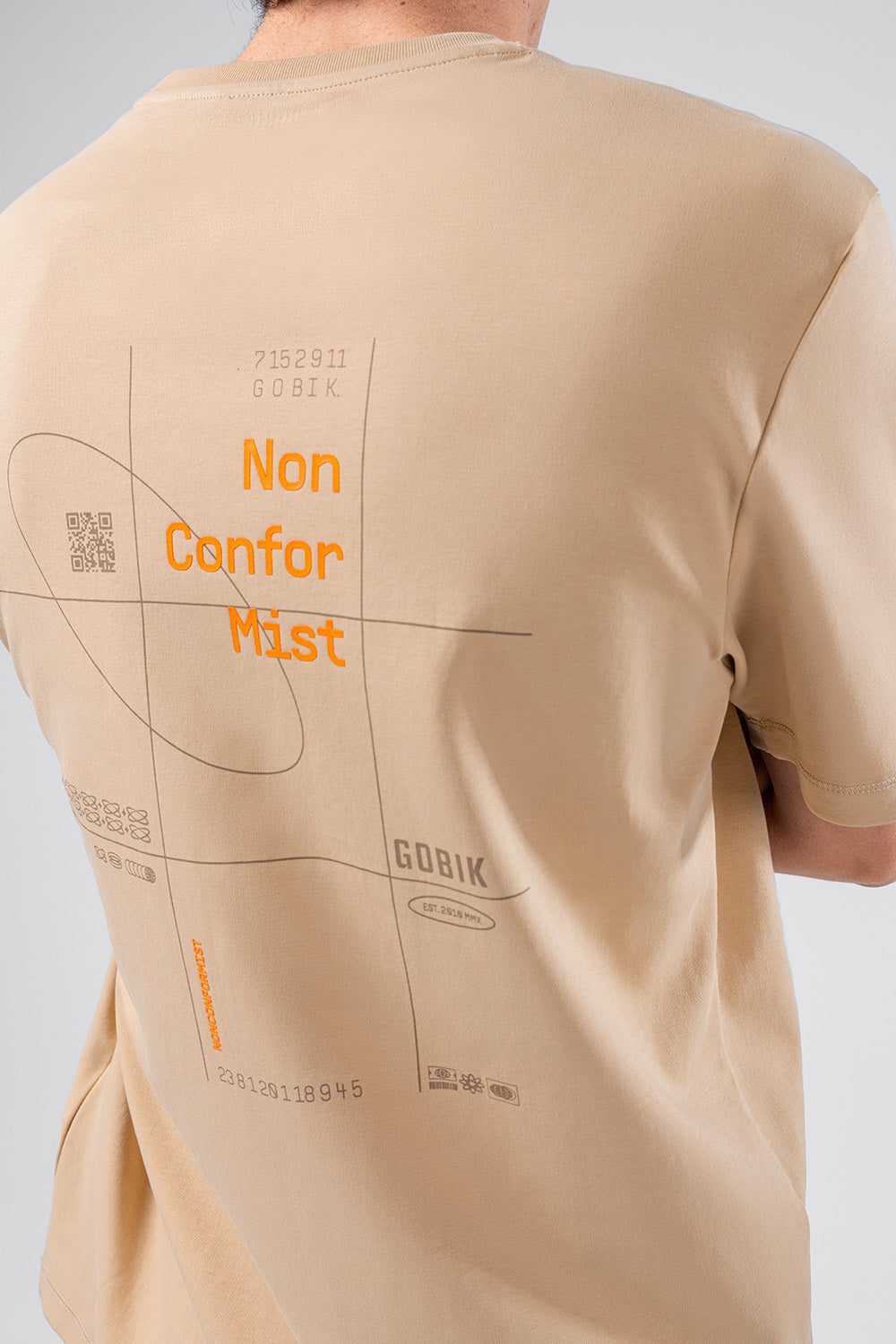 GOBIK OVER RIDE UNISEX T-SHIRT - CARTOUCHE