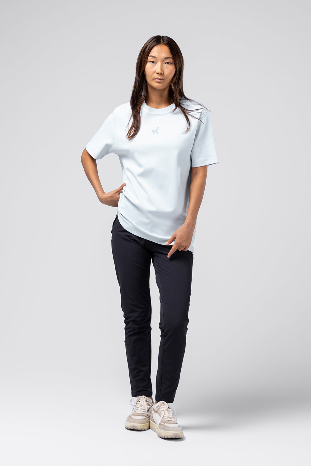 GOBIK OVER RIDE UNISEX T-SHIRT - PEARL BLUE