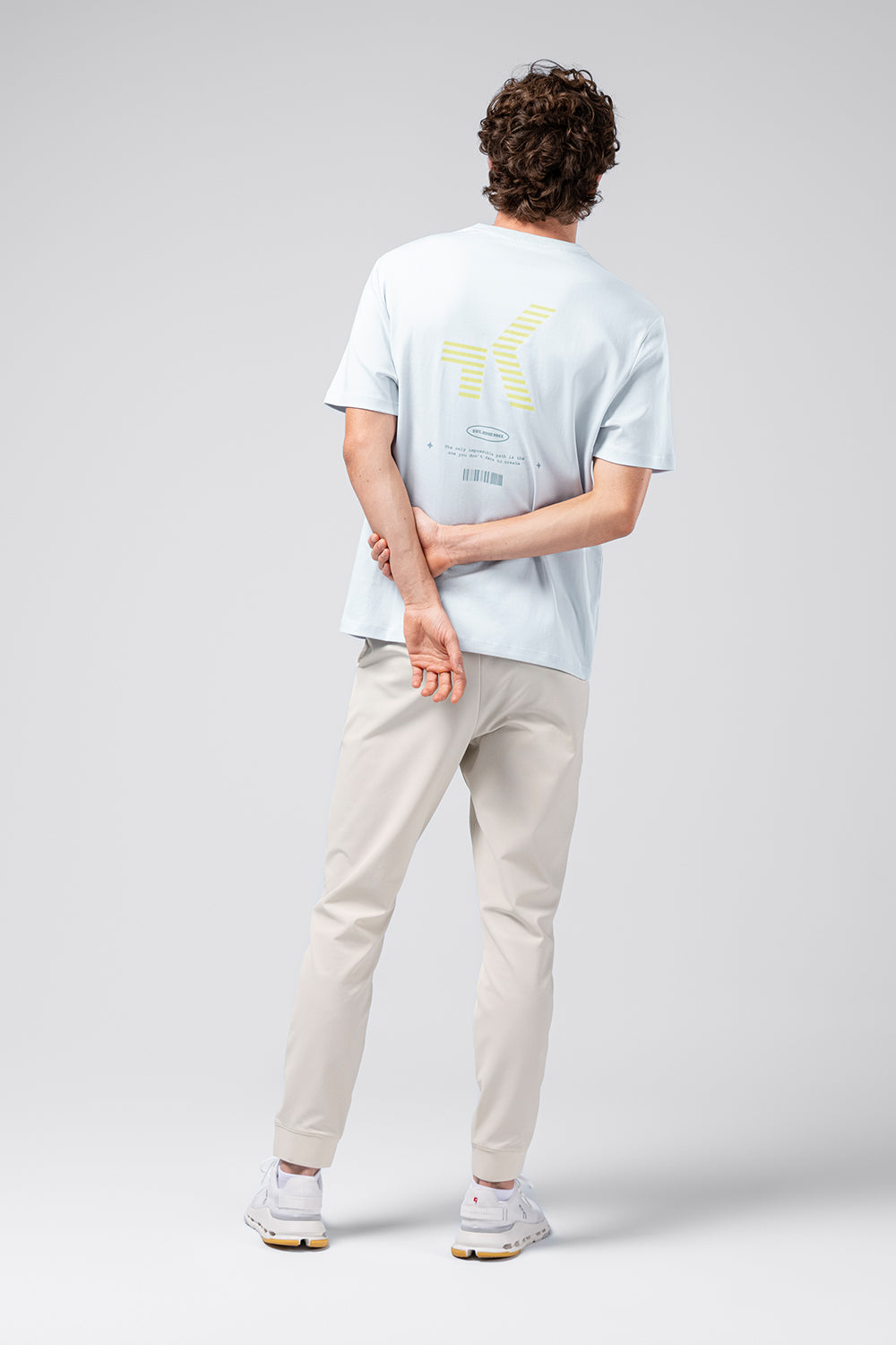GOBIK OVER RIDE UNISEX T-SHIRT - PEARL BLUE