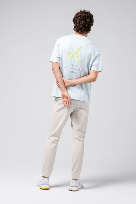 GOBIK OVER RIDE UNISEX T-SHIRT - PEARL BLUE