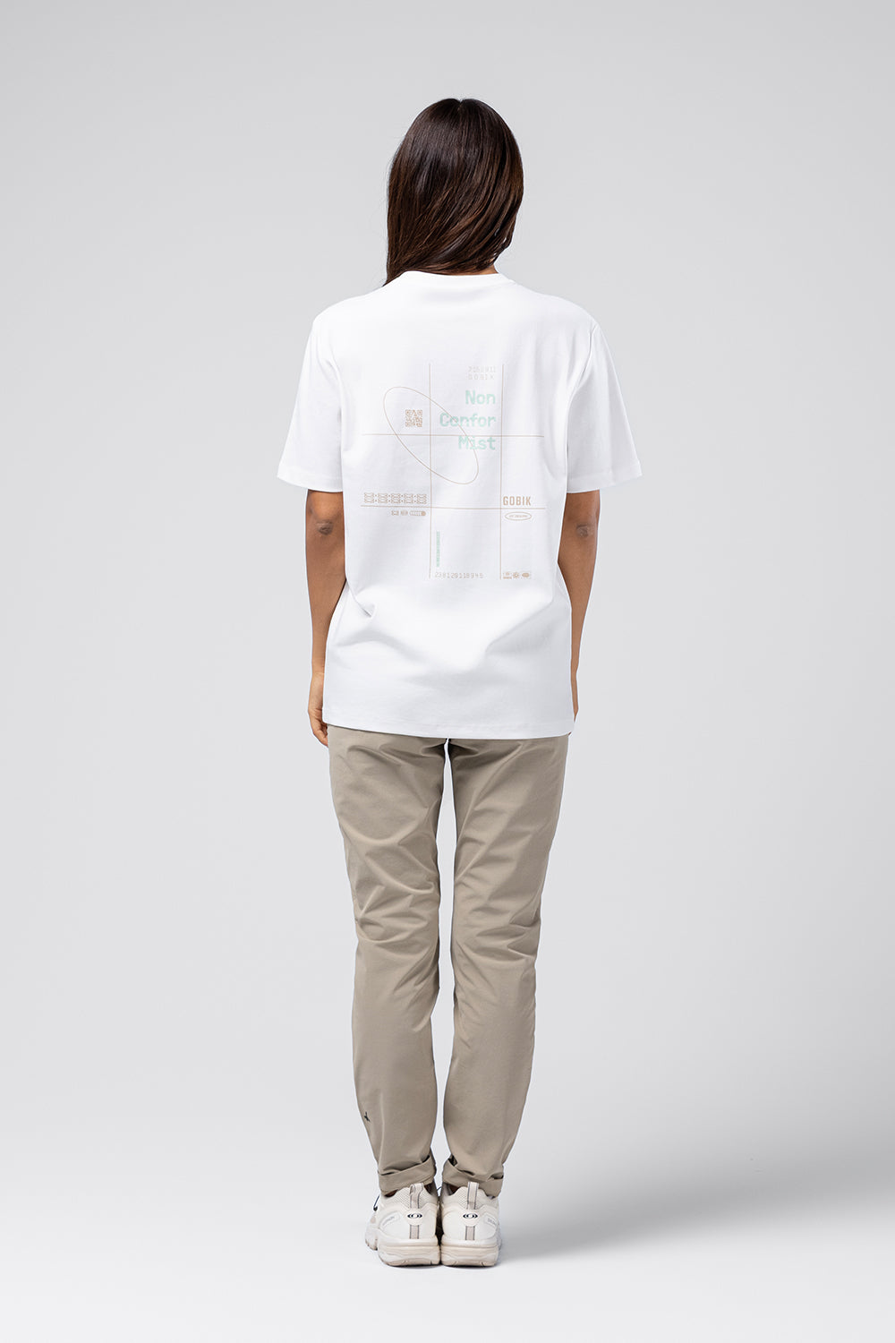 GOBIK OVER RIDE UNISEX T-SHIRT - WHITE