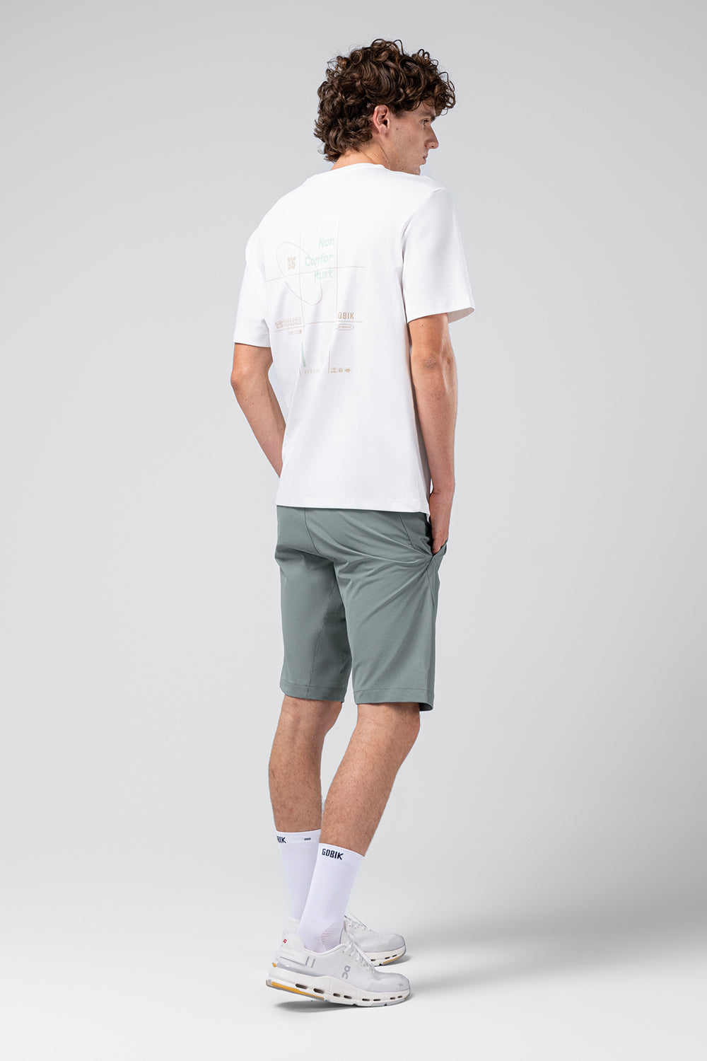 GOBIK OVER RIDE UNISEX T-SHIRT - WHITE