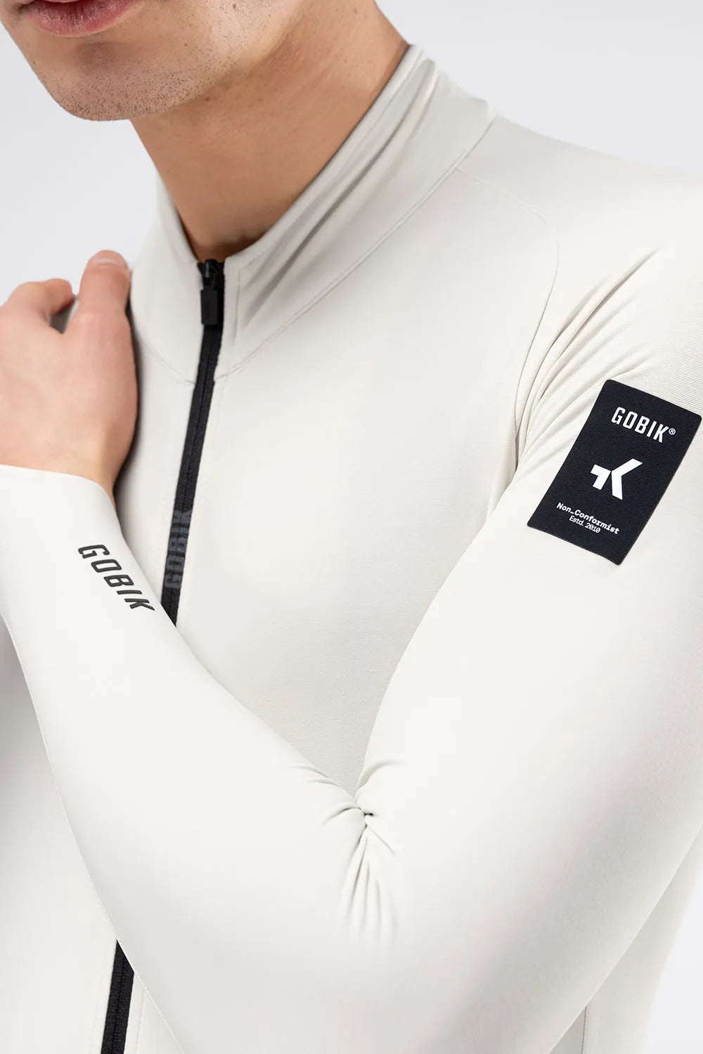 GOBIK PACER SOLID 2.0 LONG SLEEVE JERSEY - CREPE
