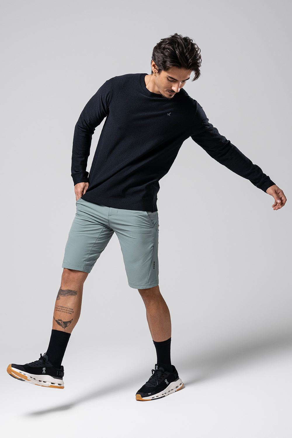 GOBIK POLARTEC AIRPEAK UNISEX SWEATSHIRT - JET BLACK