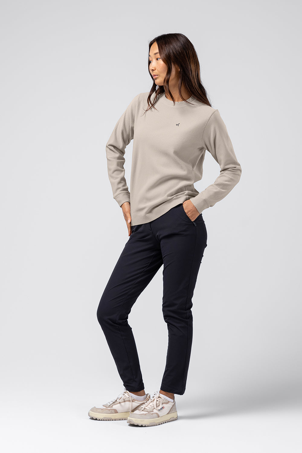 GOBIK POLARTEC AIRPEAK UNISEX SWEATSHIRT - SPRAY GREEN