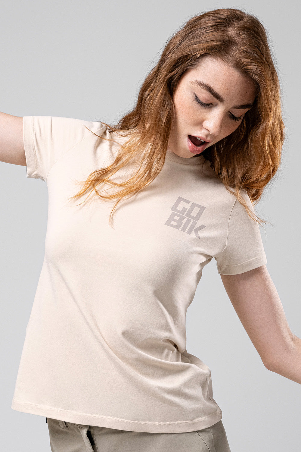 GOBIK REST WOMEN T-SHIRT - ANGORA