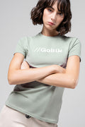 GOBIK REST WOMEN T-SHIRT - ICEBERG GREEN
