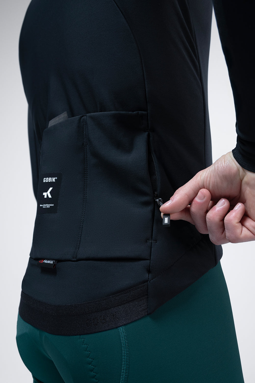 GOBIK SKIMO SOLID JACKET - INK BLACK