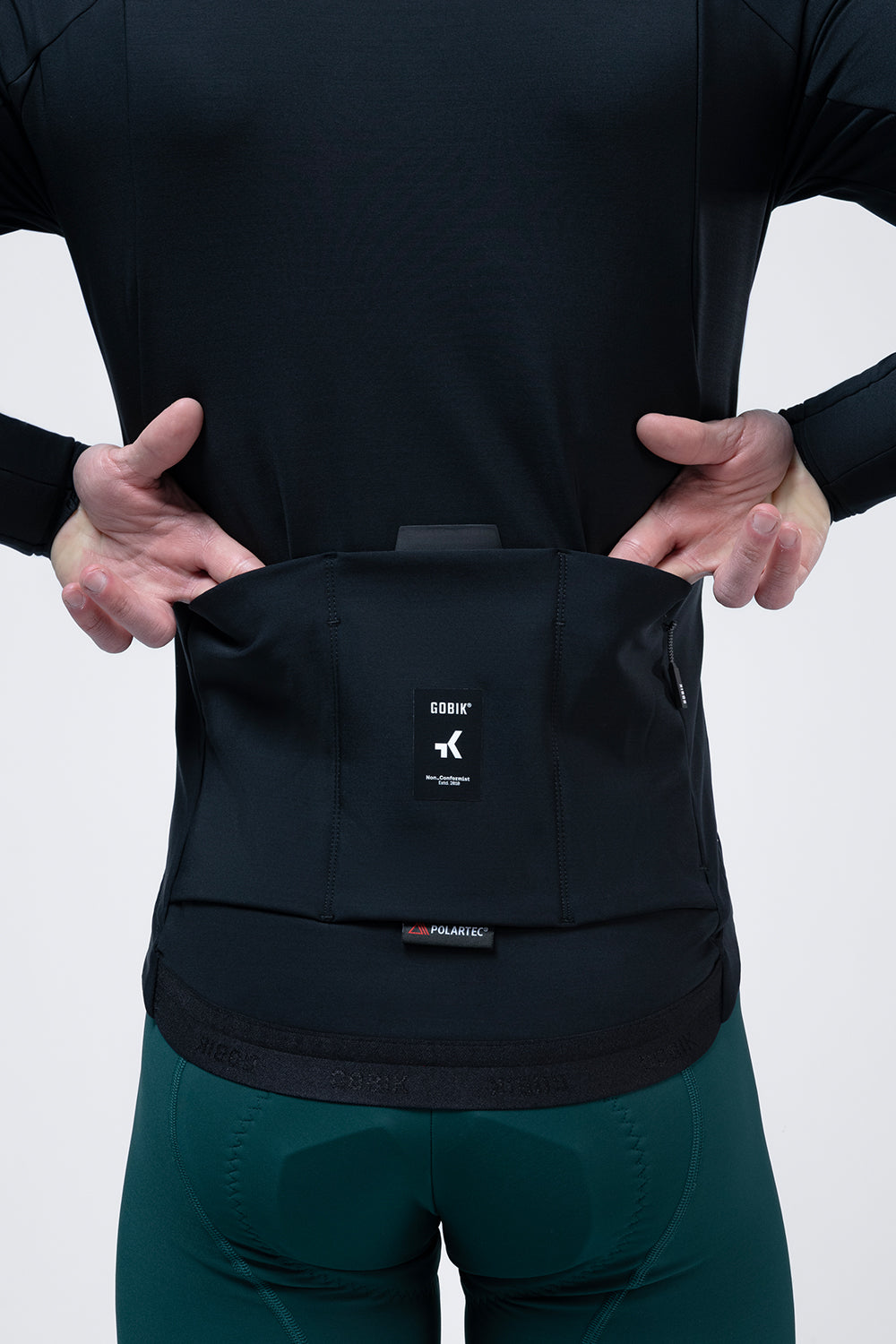 GOBIK SKIMO SOLID JACKET - INK BLACK
