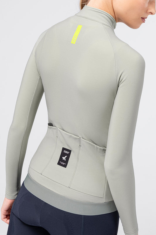 GOBIK WEEZER WOMEN LONG SLEEVE JERSEY - LEEK