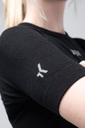 GOBIK WINTER MERINO WOMEN SHORT SLEEVE BASELAYER - COAL