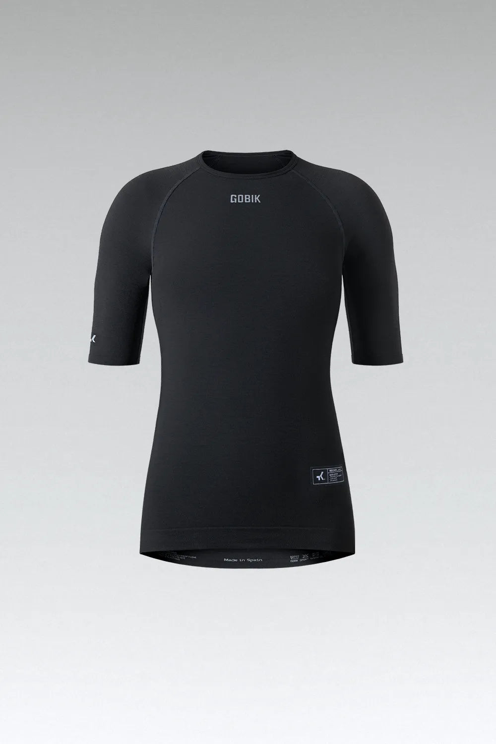 GOBIK WINTER MERINO WOMEN SHORT SLEEVE BASELAYER - COAL