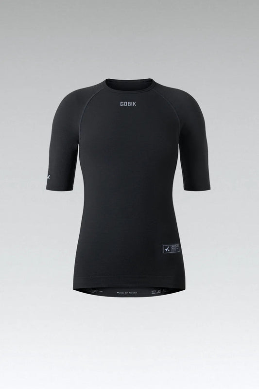 GOBIK WINTER MERINO WOMEN SHORT SLEEVE BASELAYER - COAL