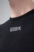 GOBIK WINTER MERINO WOMEN SHORT SLEEVE BASELAYER - COAL