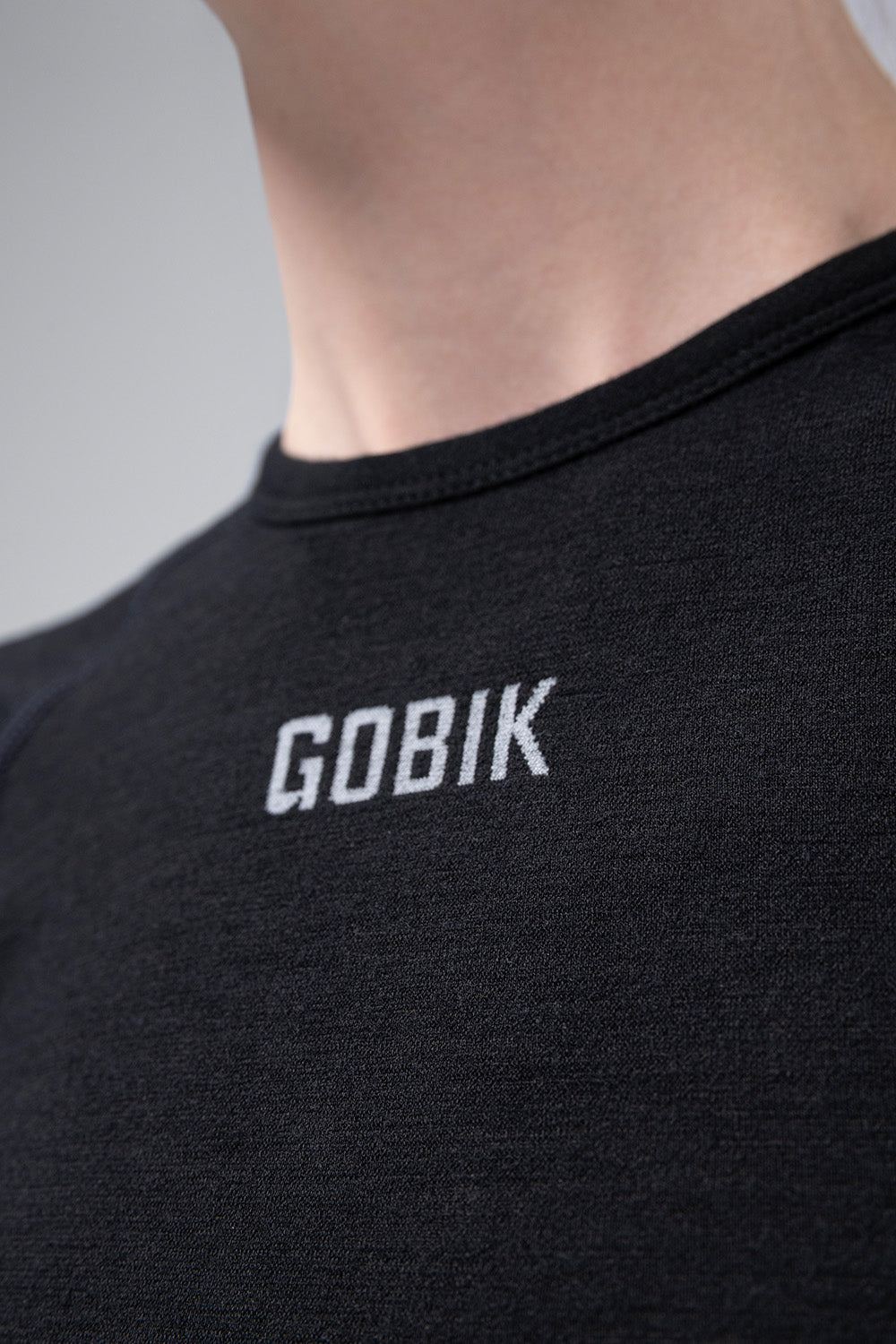 GOBIK WINTER MERINO WOMEN SHORT SLEEVE BASELAYER - COAL