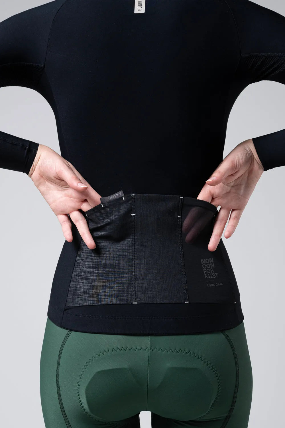 GOBIK Woman Pacer Solid Long Sleeve Jersey - Jasper