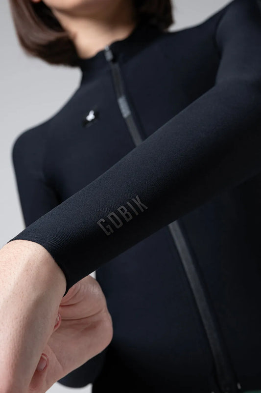 GOBIK Woman Pacer Solid Long Sleeve Jersey - Jasper