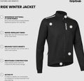 GRIPGRAB RIDE Winter Jacket - BLACK