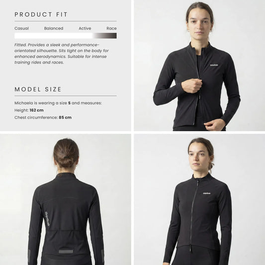 GRIPGRAB Women's PACR Winter Jacket - BLACK