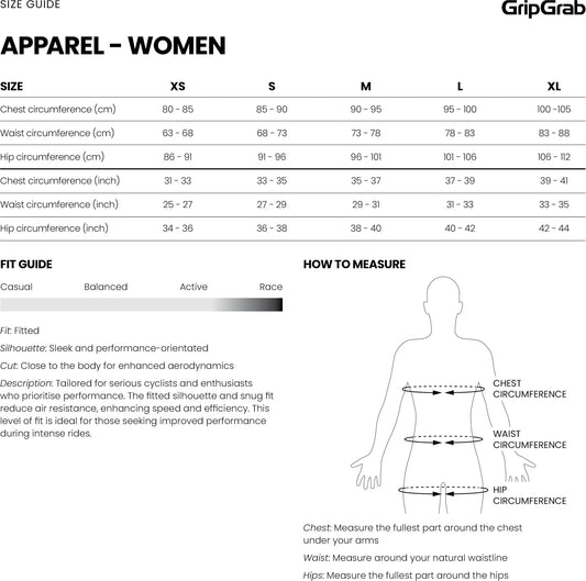 GRIPGRAB Women's PACR Winter Jacket - BLACK