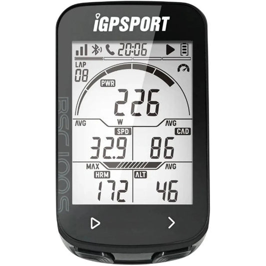 IGP SPORT Smart Bike Computer BSC100S with GPS - Black