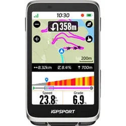 IGP SPORT Smart Bike Computer Binavi BG2 with GPS - Grey